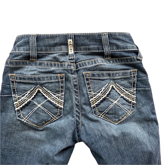 Ariart Real Denim Women’s Mid Rise Boot Cut Jeans size 25s - Picture 4 of 13